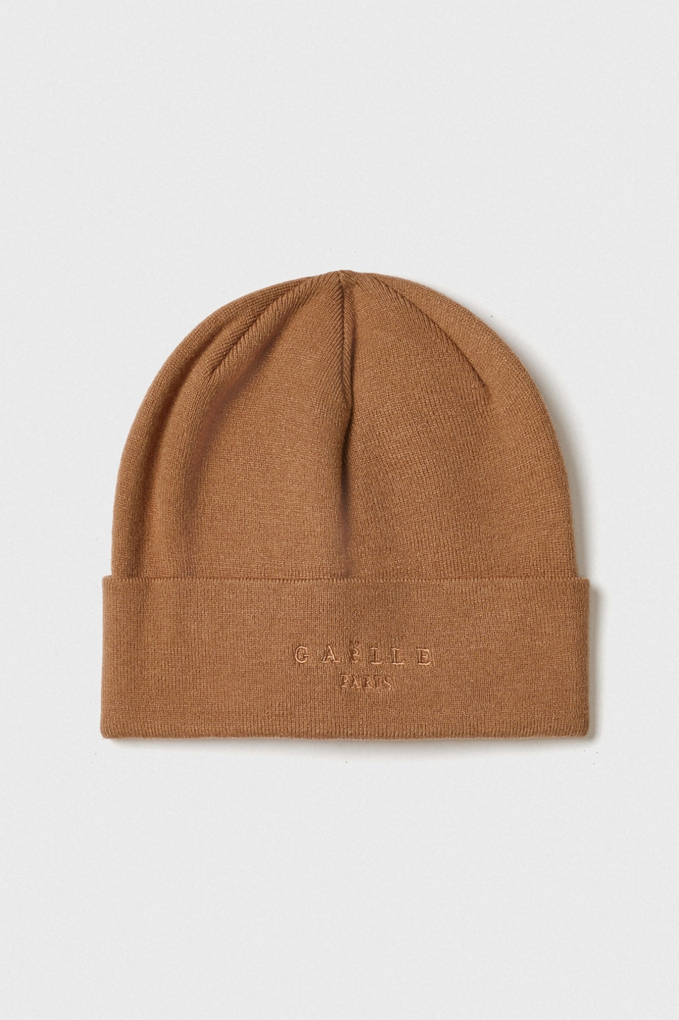 Cappello Beanie Maglieria Cammello