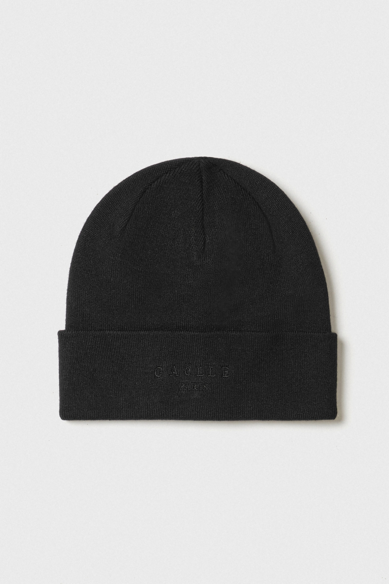 Cappello Beanie Maglieria Nero