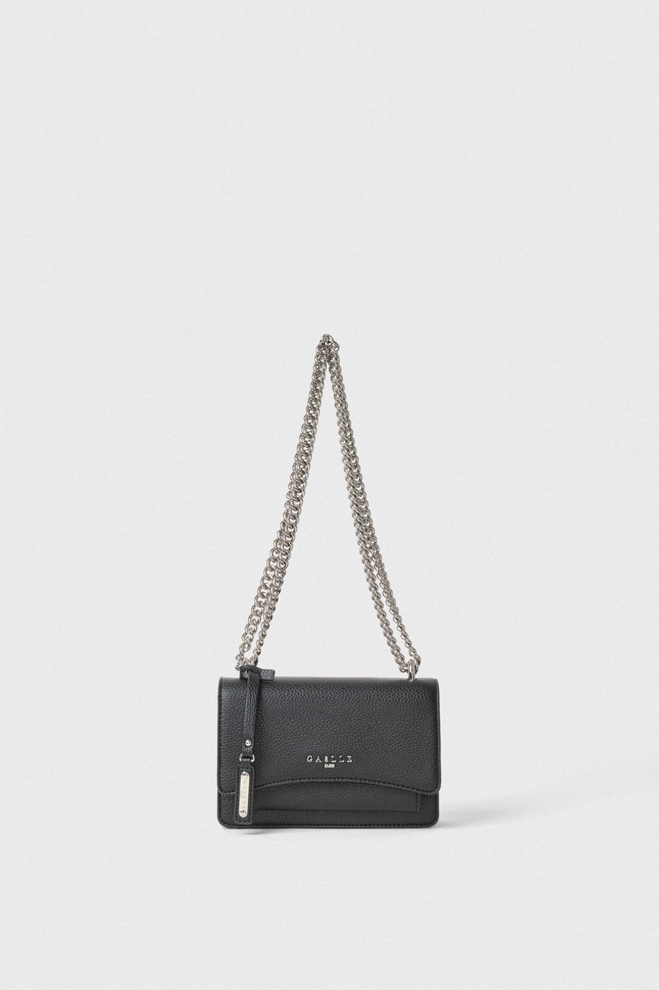 Mini Shoulder Strap Ecopelle Bottalato Nero