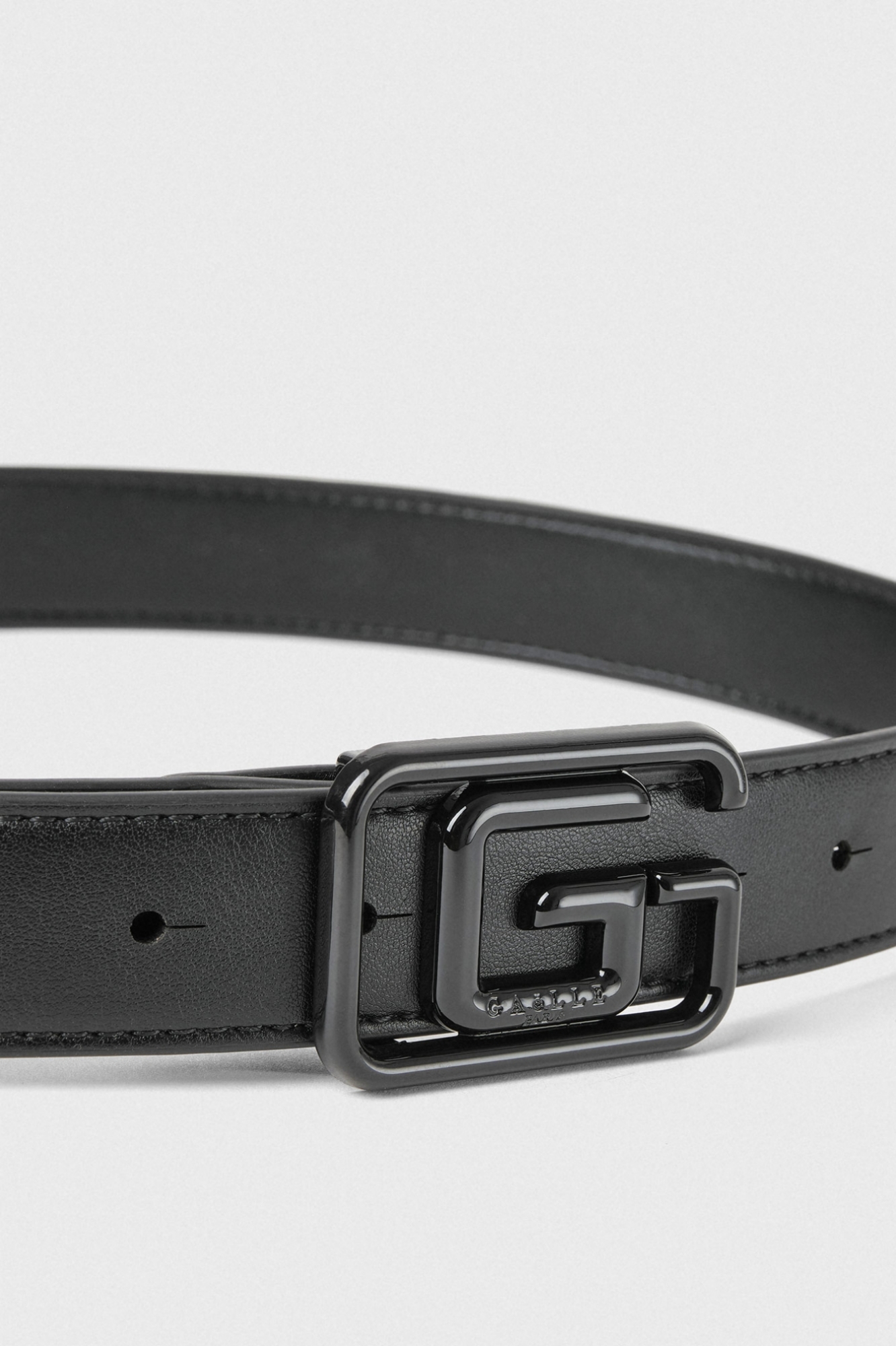 Picture of Mini Belt In Faux Leather Black