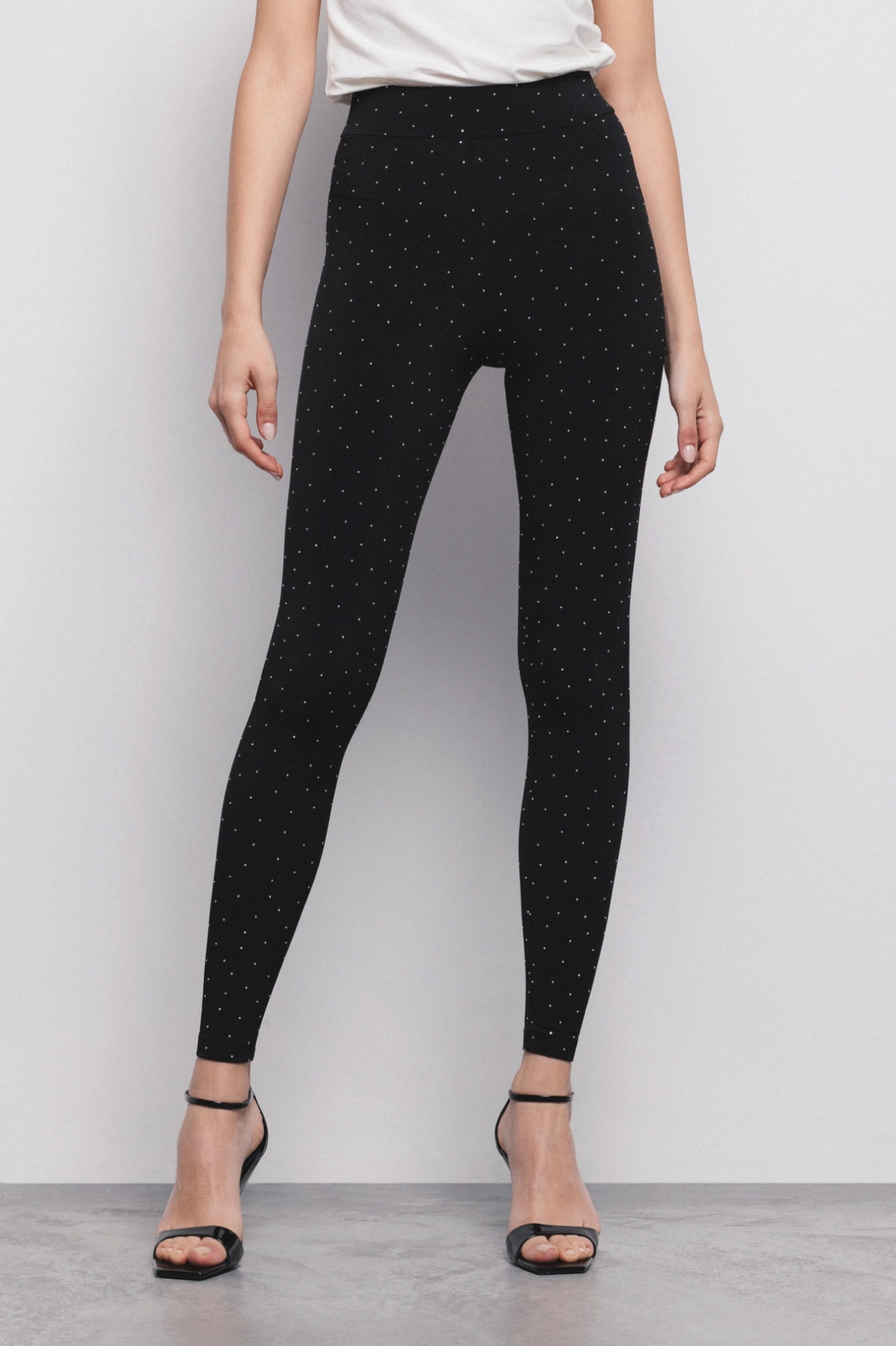 Leggings In Jersey Nero