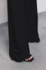 Pantalone A Palazzo In Cady Nero