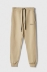 Pantalone Basico In Felpa Beige