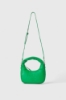 Mini Shouler Strap Ecopelle Liscio Verde