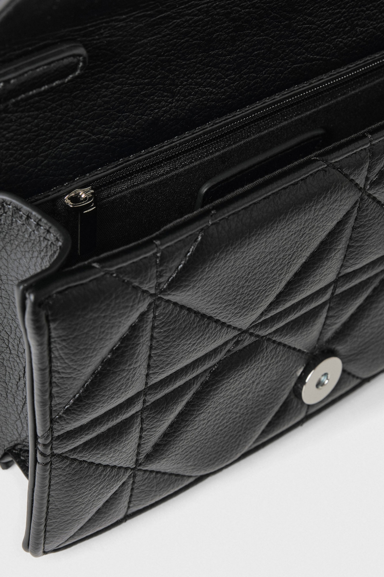 Reg Pochette In Ecopelle Nero