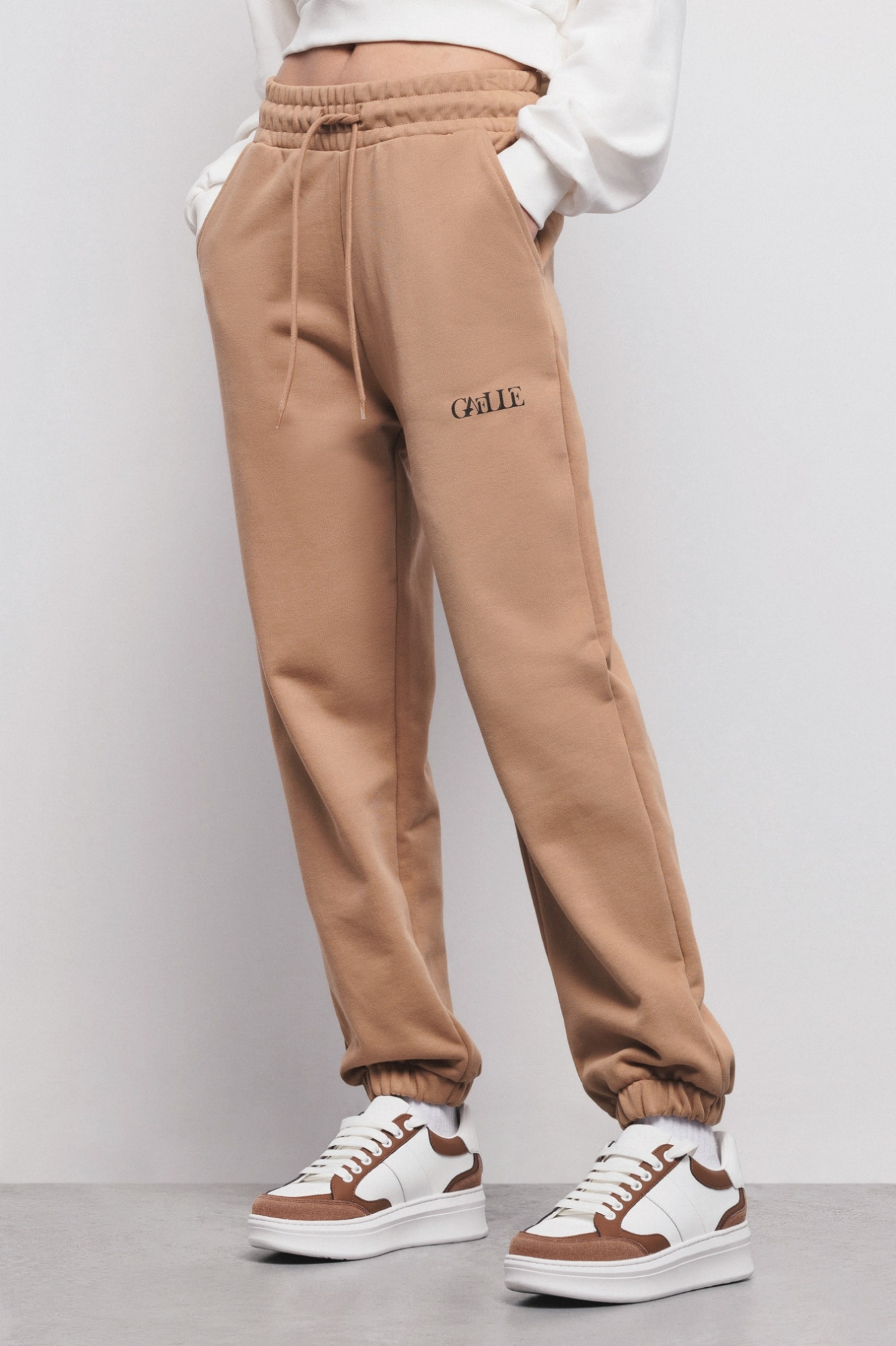 Pantalone Jogger Cammello