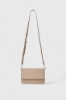 Reg Shoulder Strap Ecopelle Saffiano Cammello