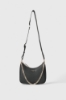 Reg Shoulder Strap Ecopelle Saffiano Nero