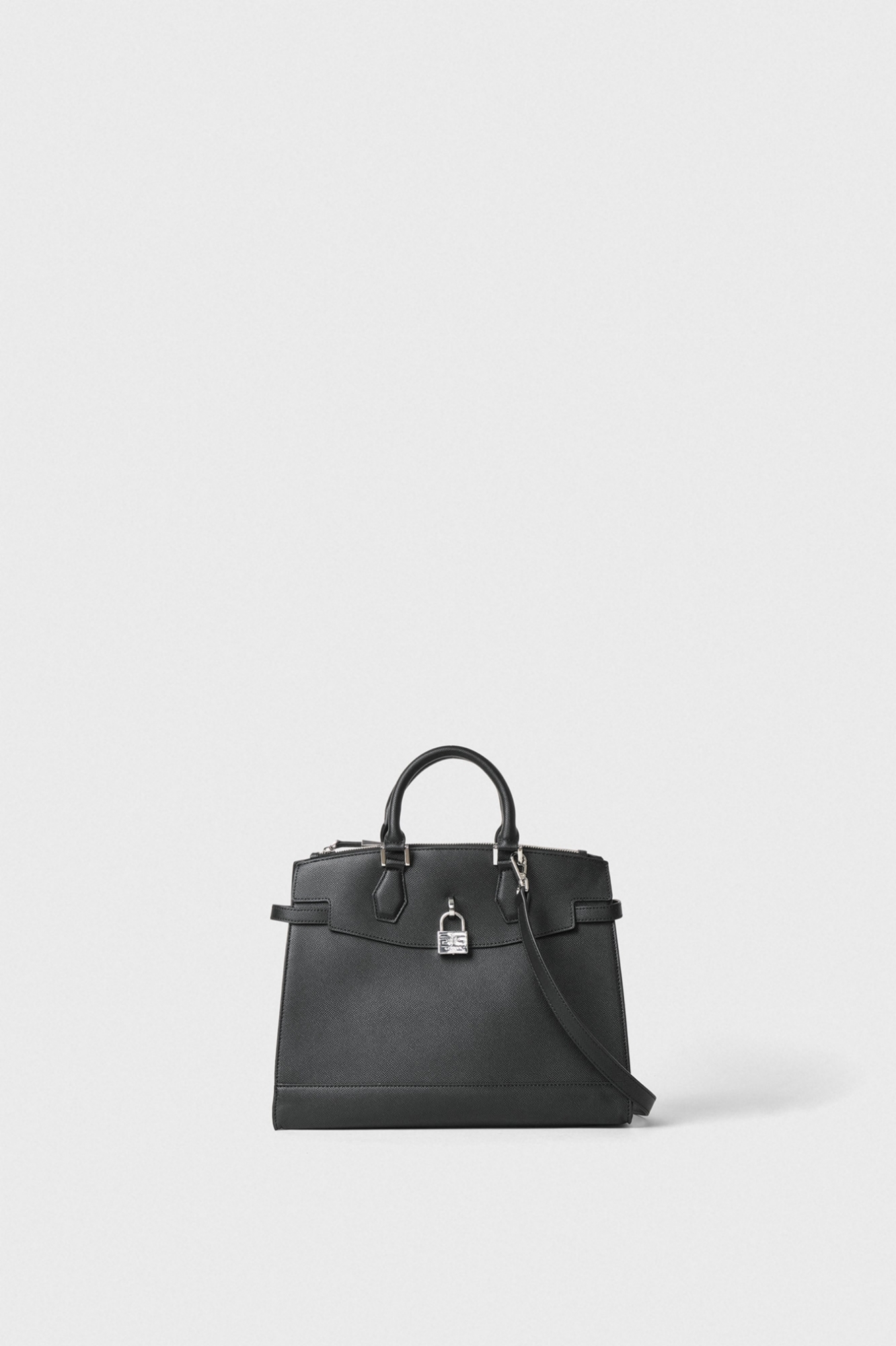 Reg Bag In Ecopelle Nero