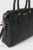 Maxi Shoulder Strap In Ecopelle Saffiano Nero