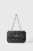 Maxi Shoulder Strap In Ecopelle Bottalato Matelasse' Nero