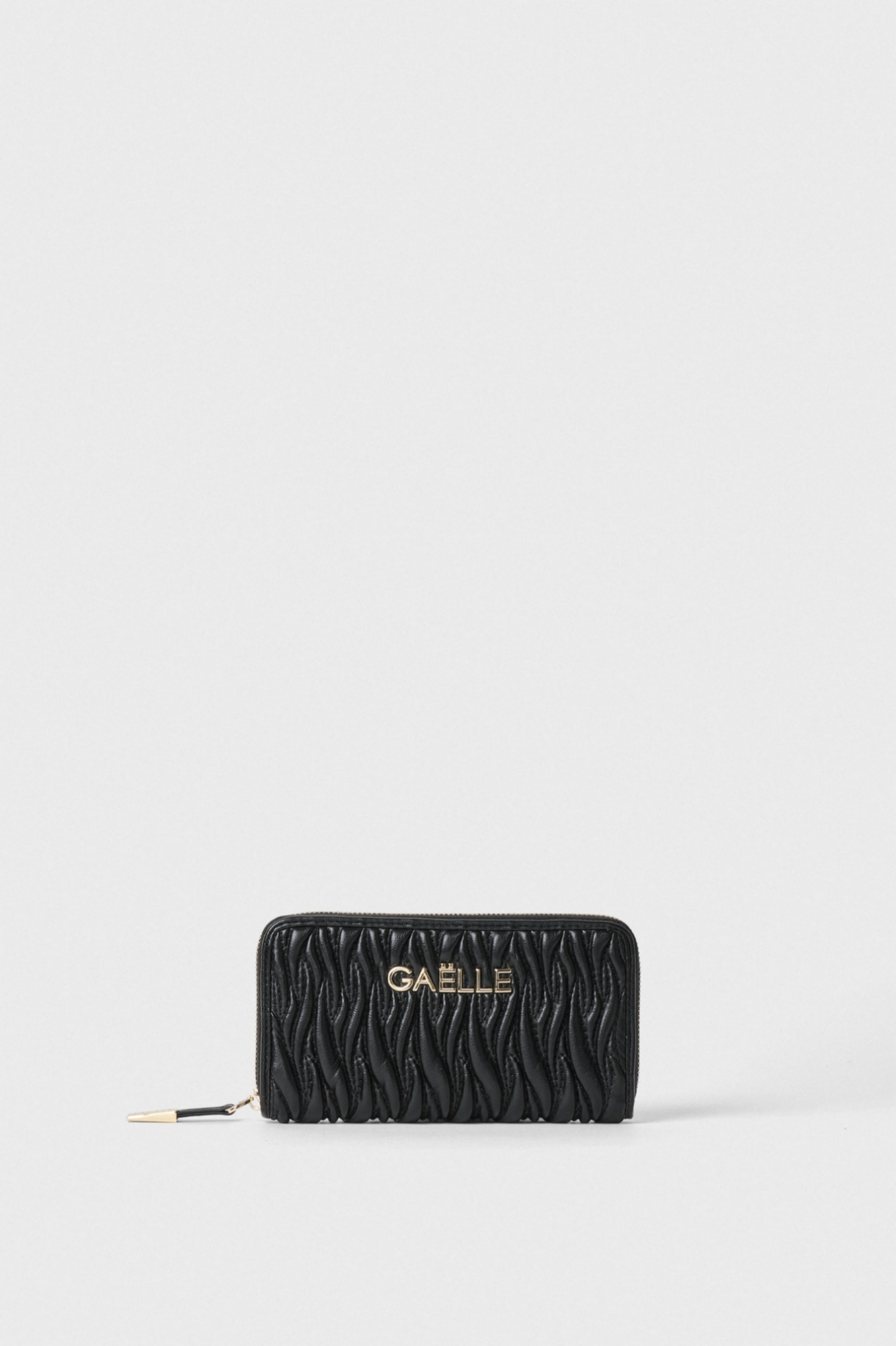 Reg Zip Around In Ecopelle Nero