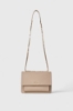 Reg Shoulder Strap Ecopelle Saffiano Cammello