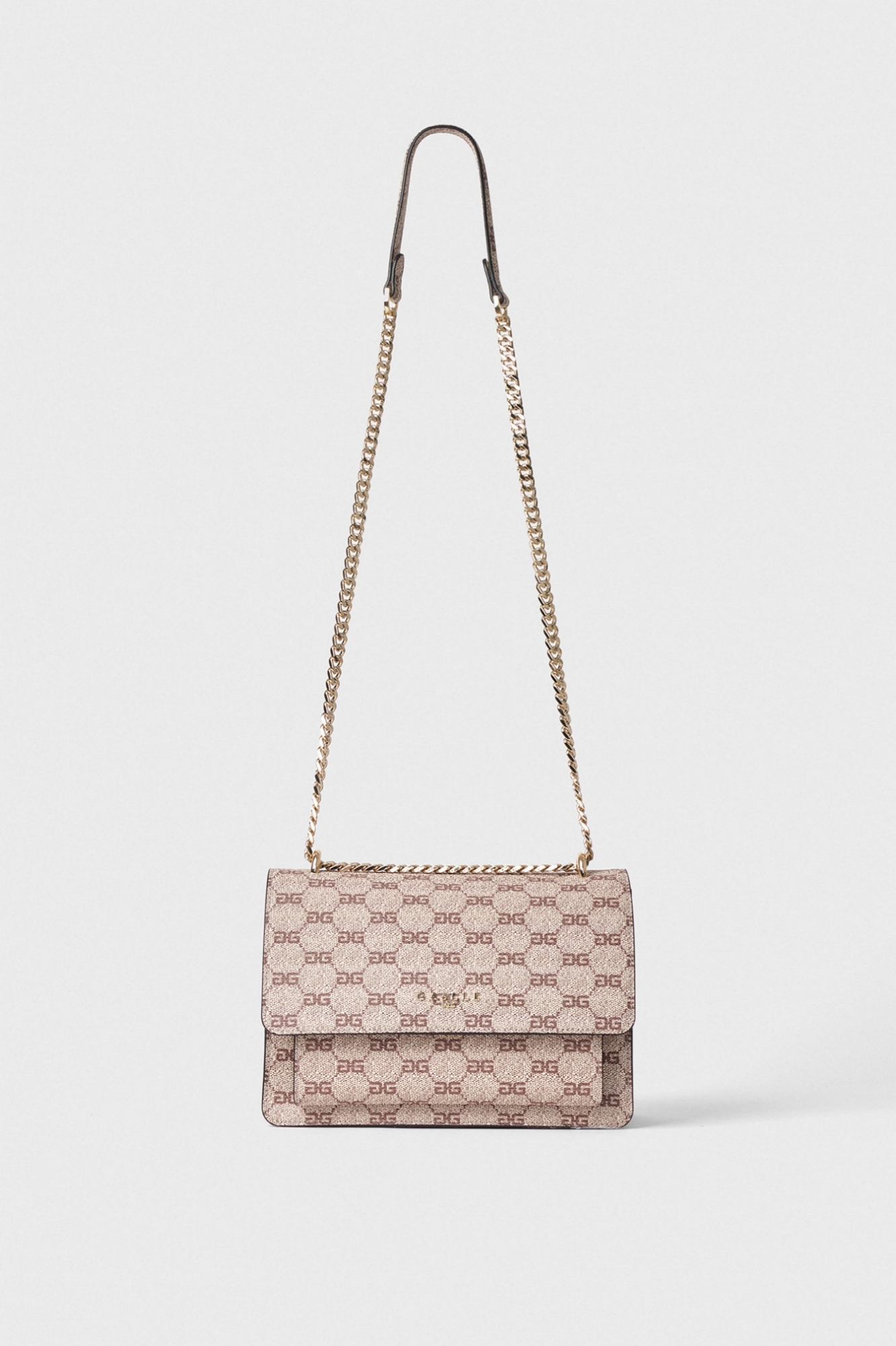 Reg Shoulder Strap In Ecopelle Cammello