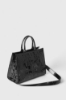 Maxi Shopper Allover Embossed Nero