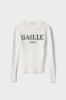 Pullover Con Logo Boucler Off White