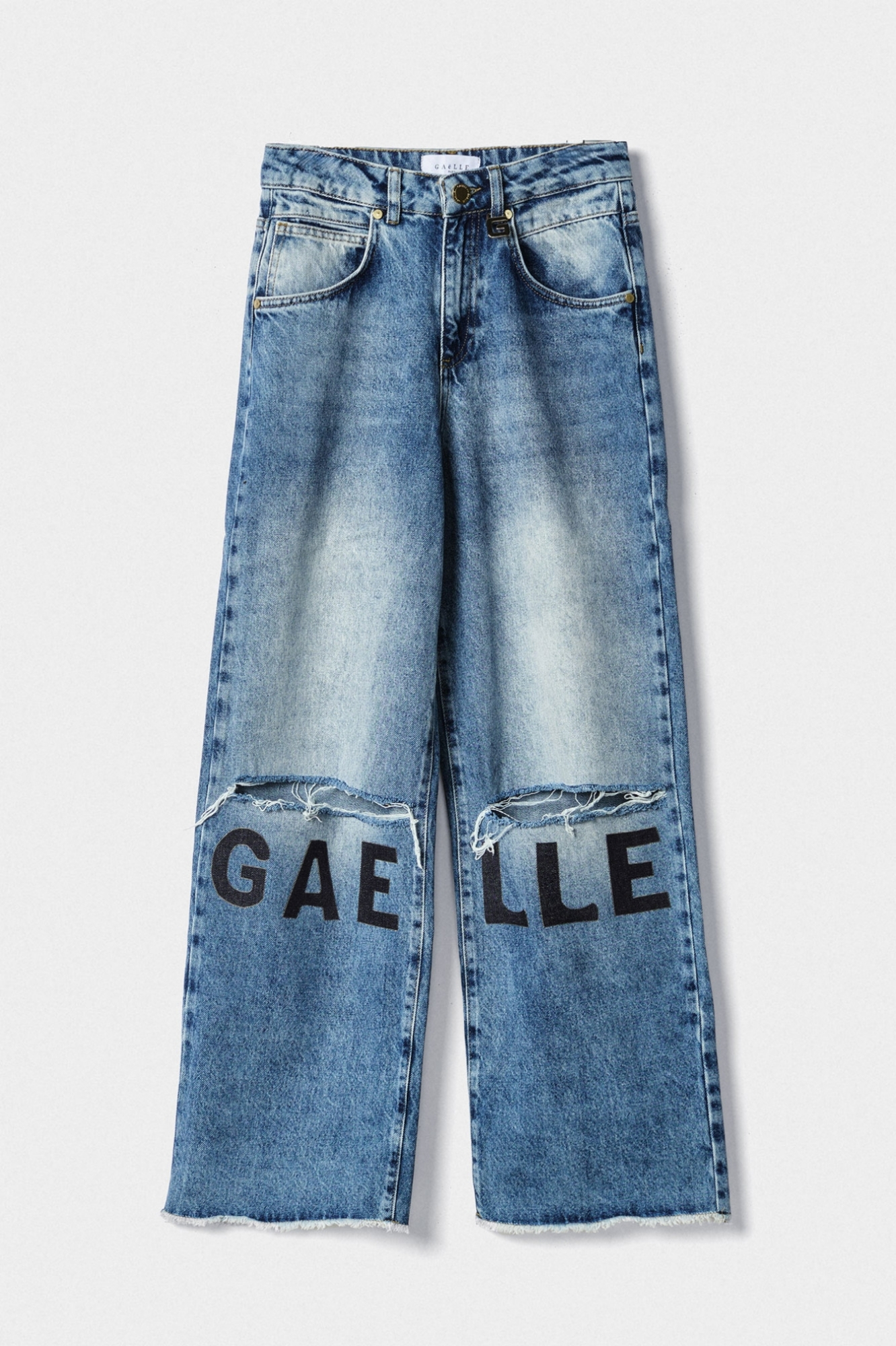 Jeans Straight Denim Blu