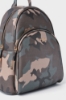 Reg Backpack In Ecopelle Saffiano Camouflage