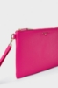 Reg Pochette Ecopelle Saffiano Lettering Fucsia