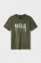 T-Shirt Fit. Basico Verde Militare