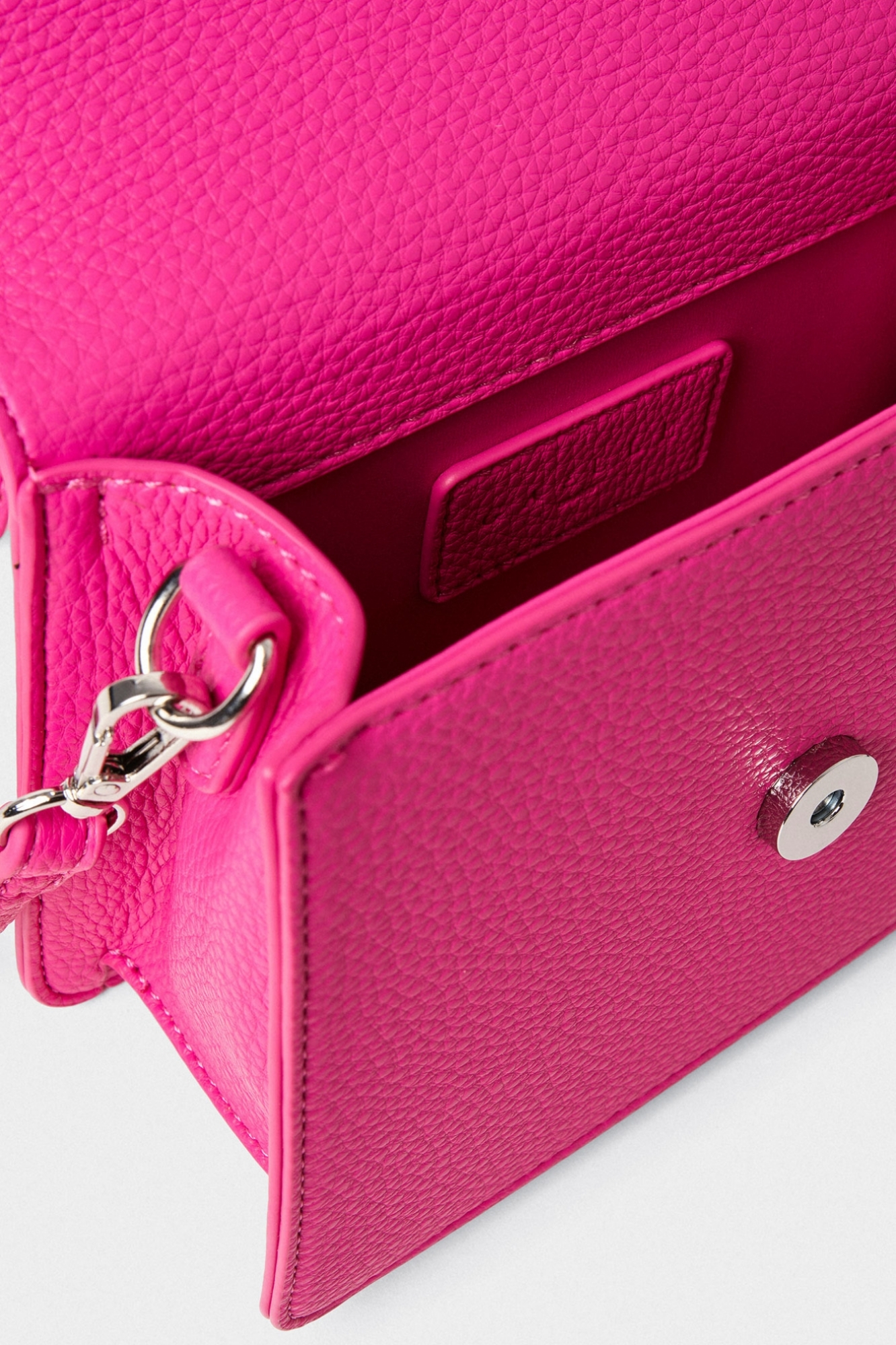 Reg Bag Ecopelle Bottalato Fucsia