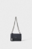 Mini Shoulder Strap Ecopelle Bottalato Nero