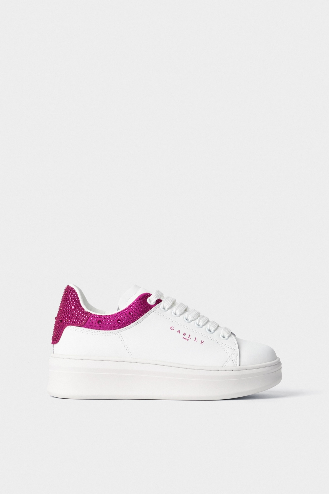 Sneakers Addict In Action Leather Fucsia