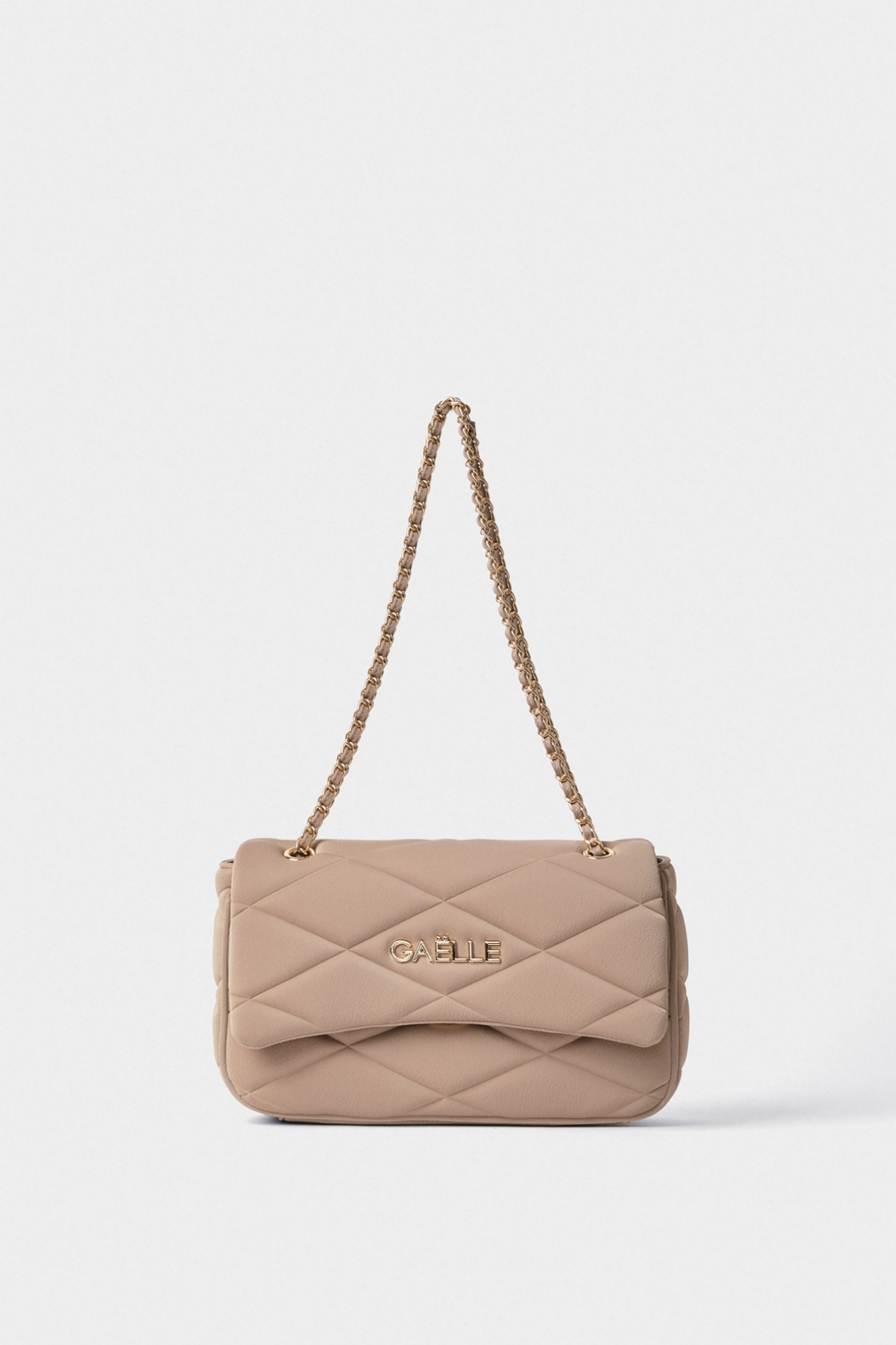 Reg Pochette Matelasse' Puffer Beige