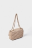 Reg Pochette Matelasse' Puffer Beige