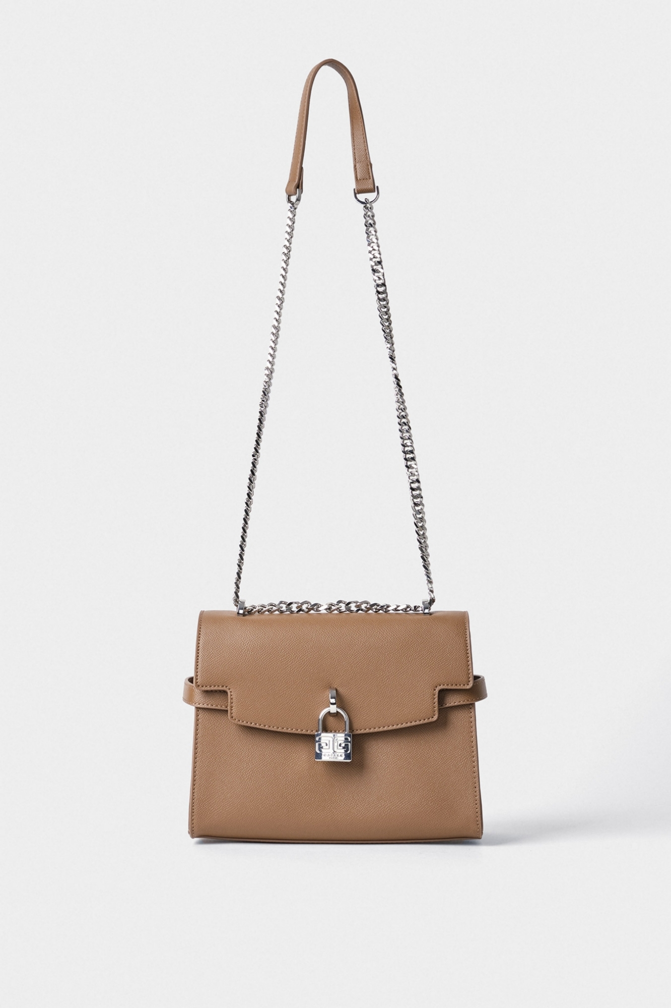 Reg Duffle Strap In Ecopelle Cammello