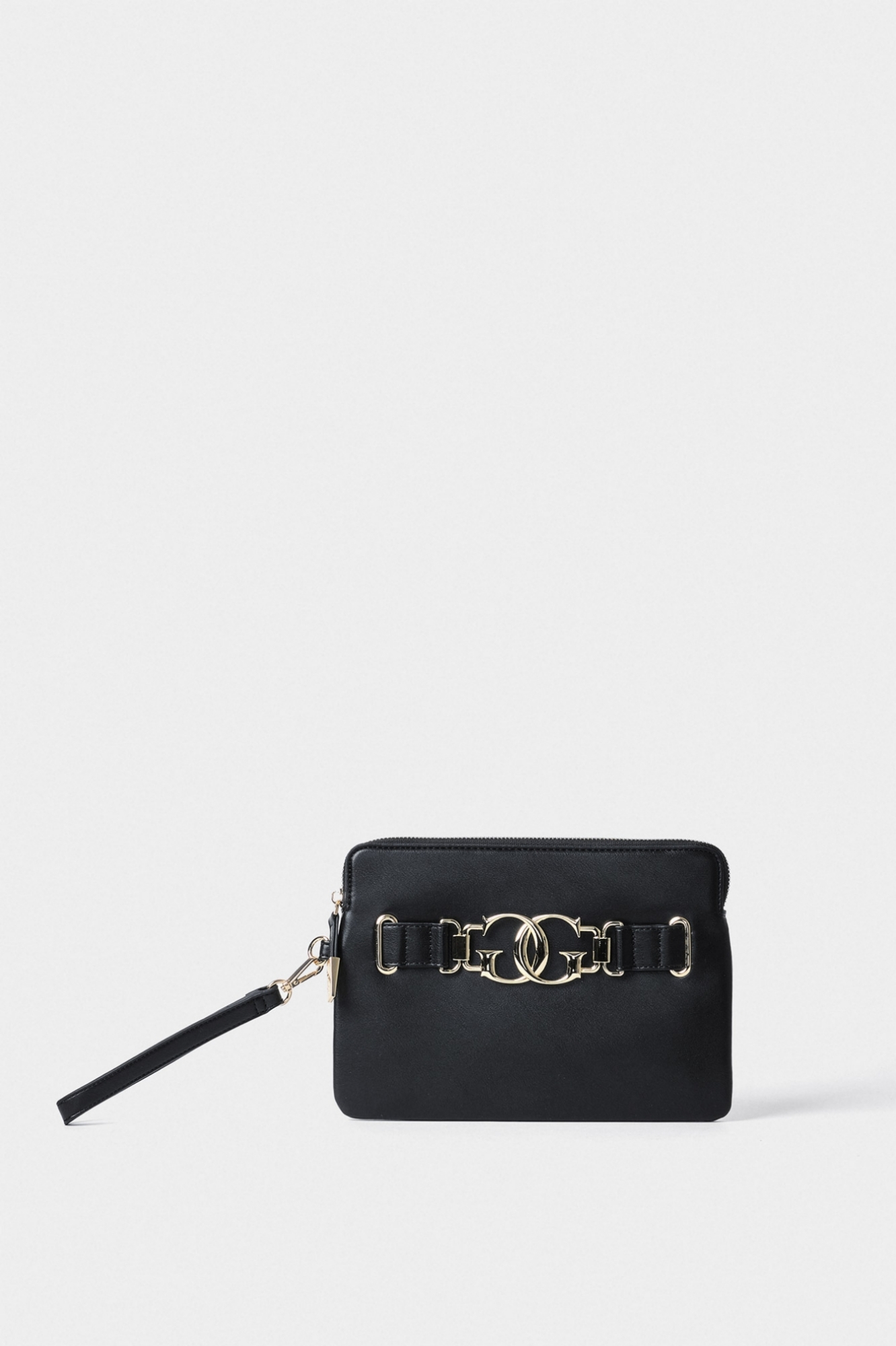 Reg. Pochette Piatta Con Manico Nero