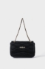 Maxi Shoulder Strap Matelasse' Puffer Nero