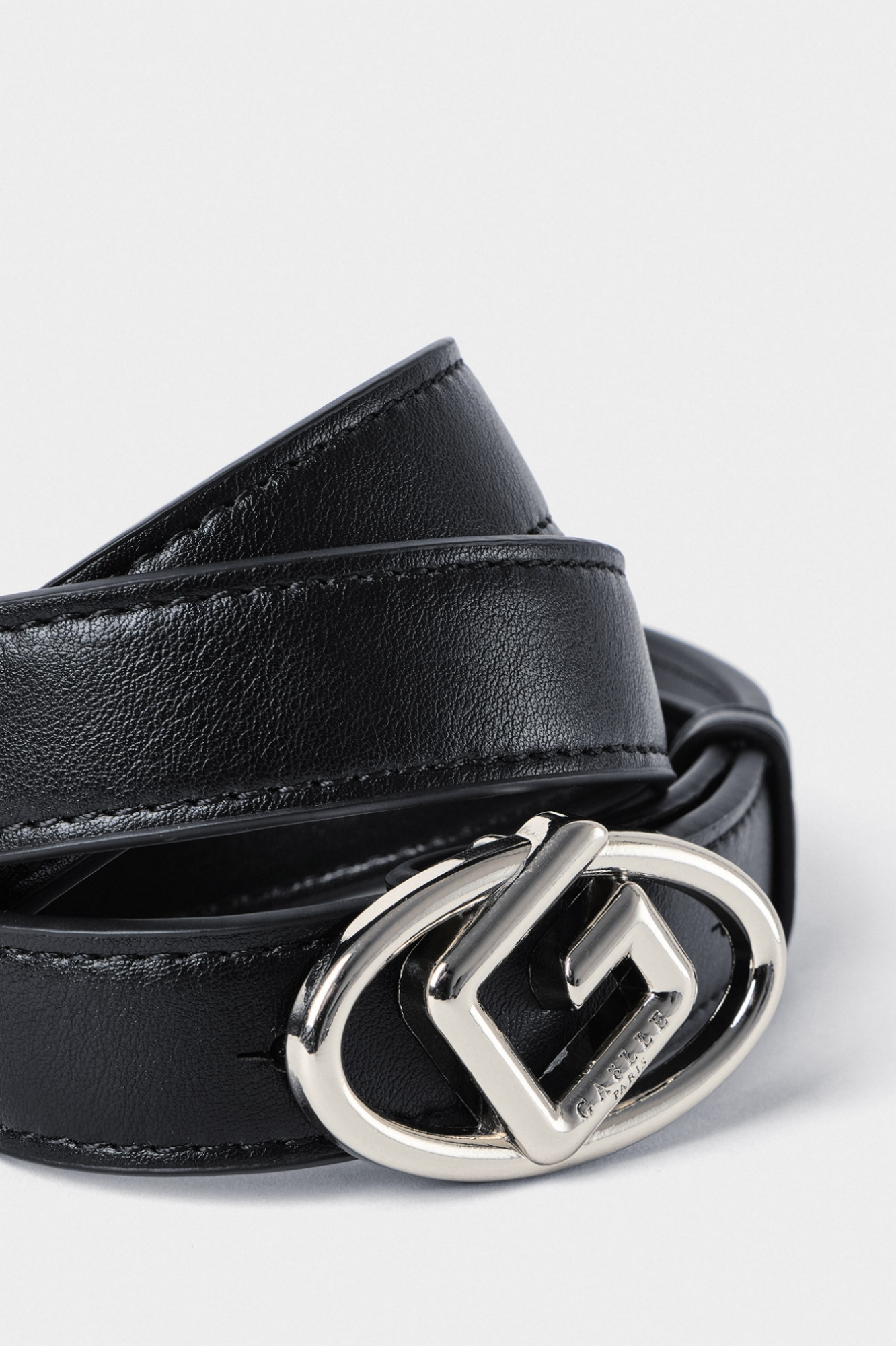 Mini Belt Con Fibbia Nero