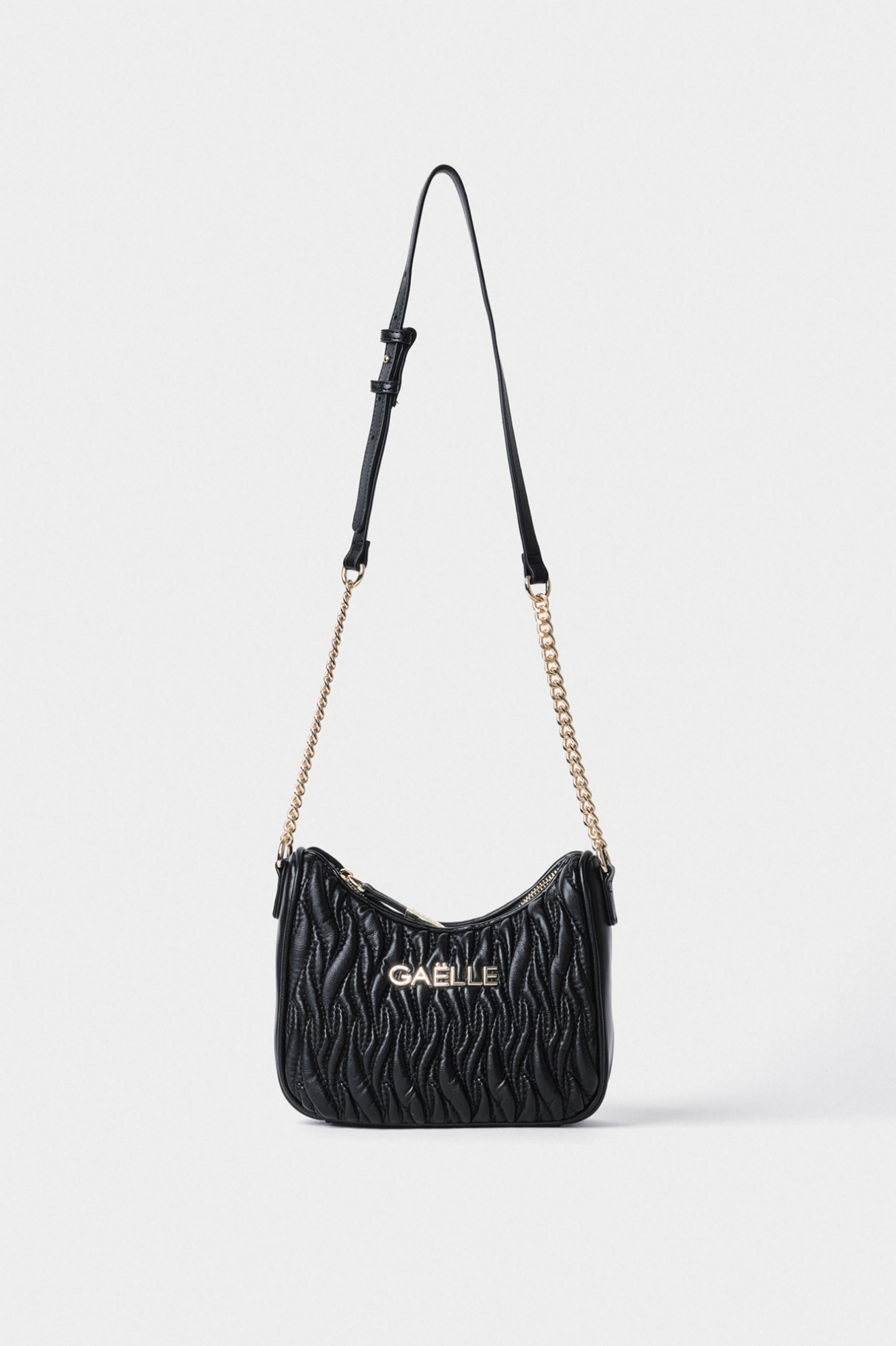 Reg Shoulder Strap In Ecopelle Nero