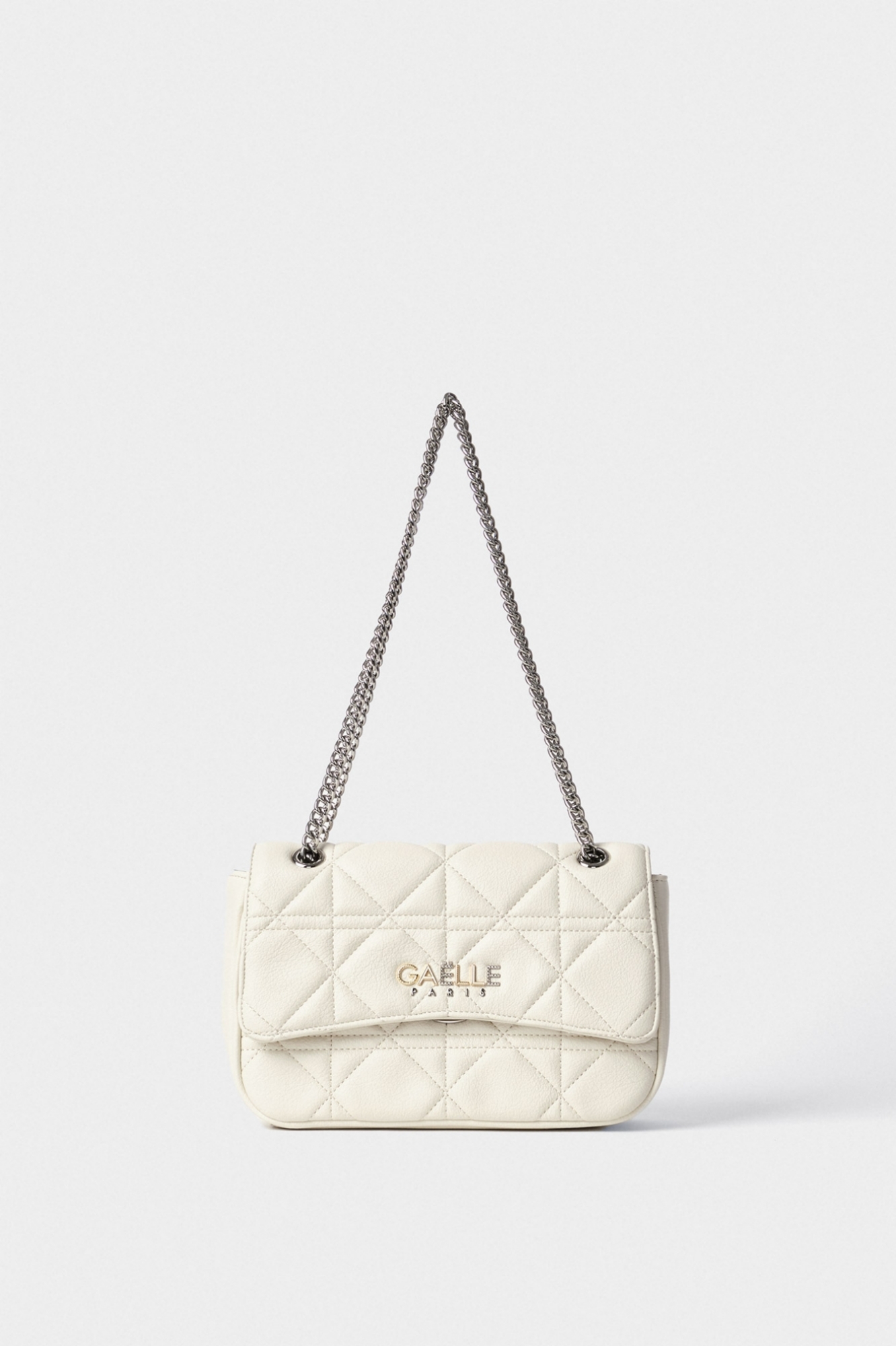 Reg Shoulder Strap In Ecopelle Off White