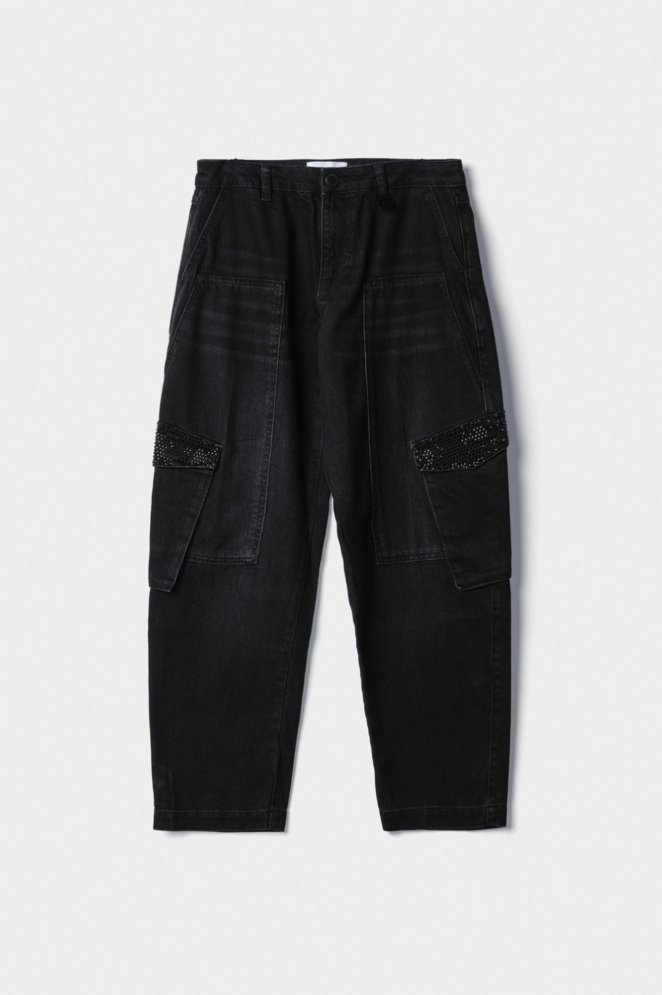 Pantalone Baloon Work Denim Nero