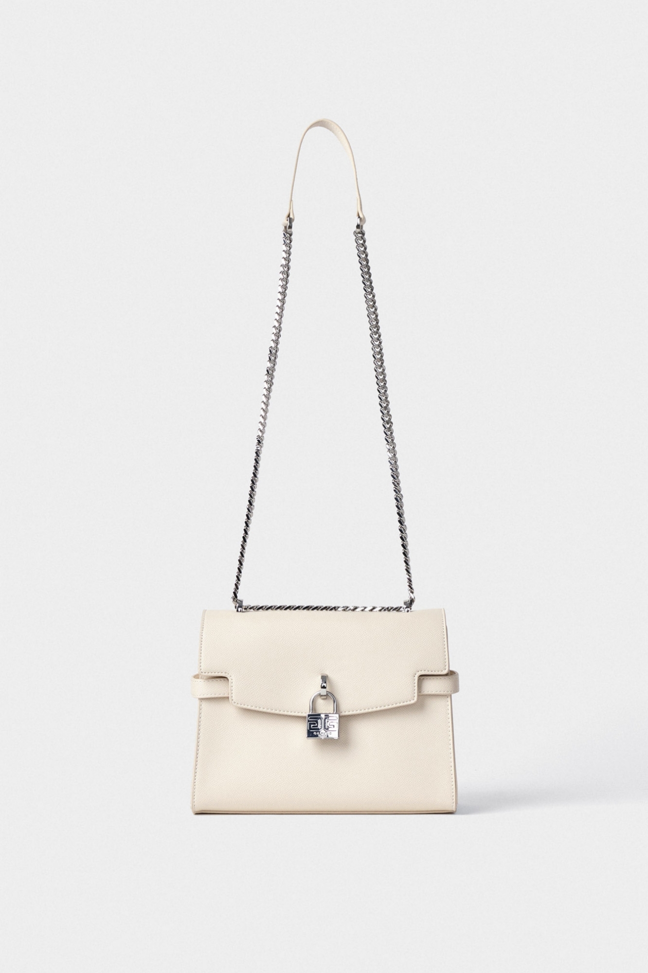 Reg Duffle Strap In Ecopelle Avorio