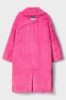 Cappotto In Pelliccia Ecofur Fucsia