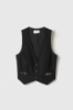 Gilet Sfiancato Nero