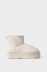 Eskimo Boots In Microfibra Con Pelliccia Off White