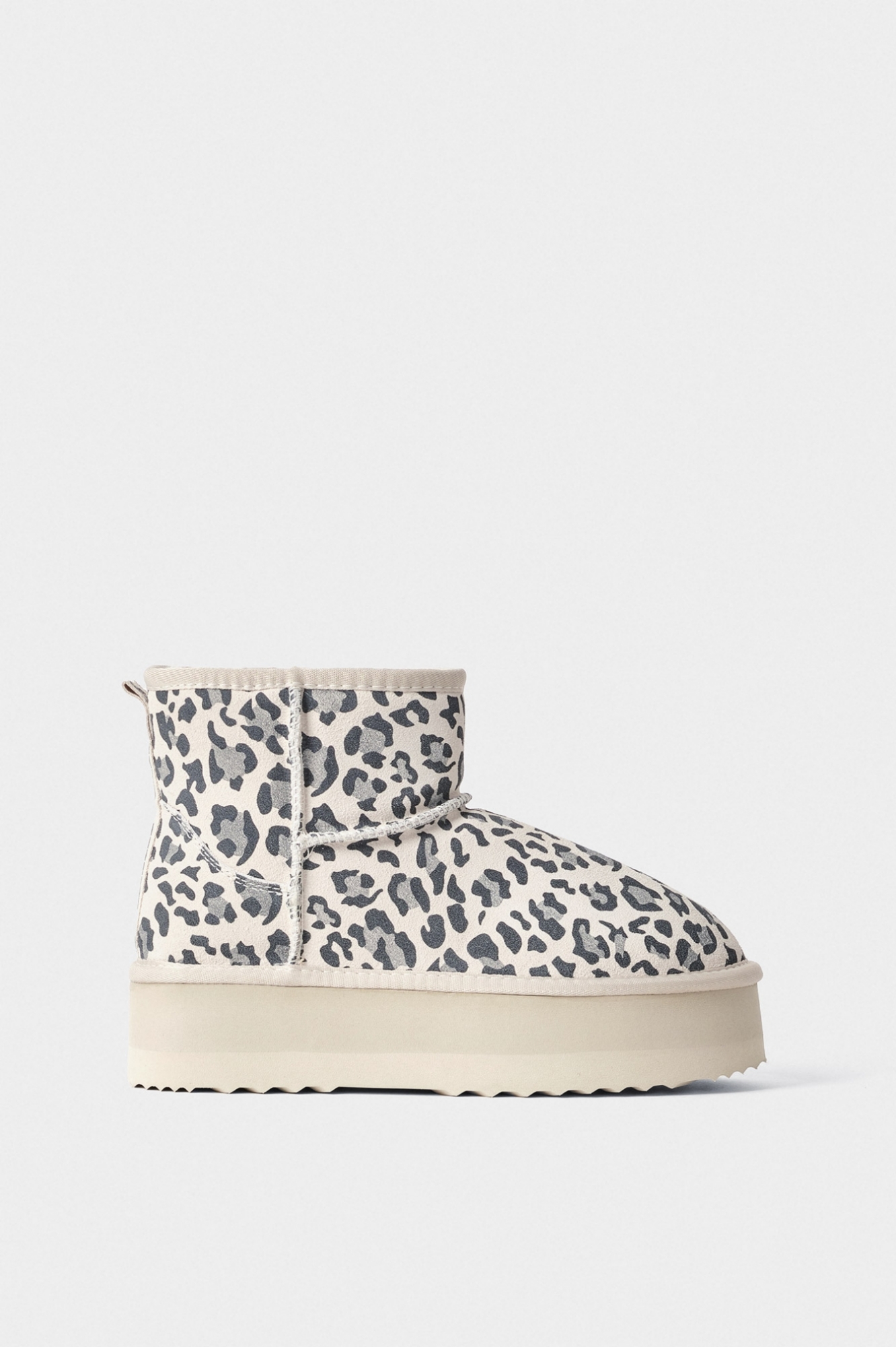 Eskimo Boots Stampa Allover Maculato Maculato Beige