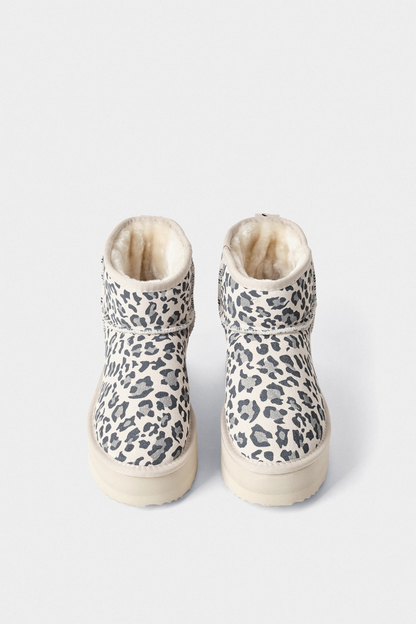 Eskimo Boots Stampa Allover Maculato Maculato Beige